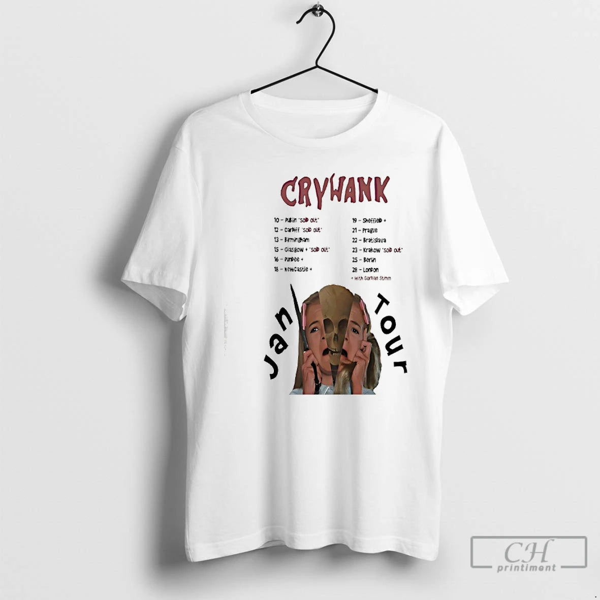 Premium Crywank January 2026 Shows Tour T-Shirts, Hoodie, Sweatshirt | PopFlextees.com