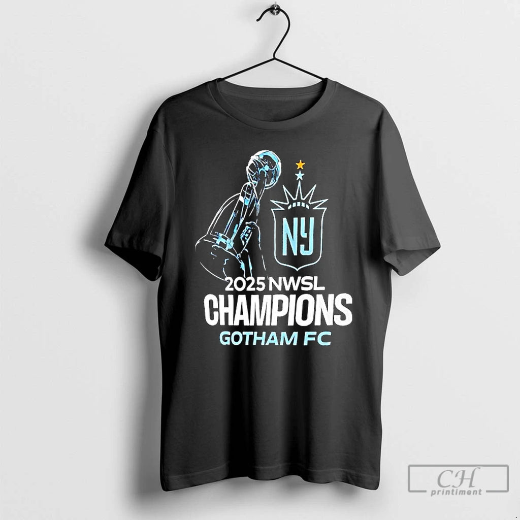 Premium Cup Gotham Fc 2025 Nwsl Champions T-Shirts, Hoodie, Sweatshirt | PopFlextees.com