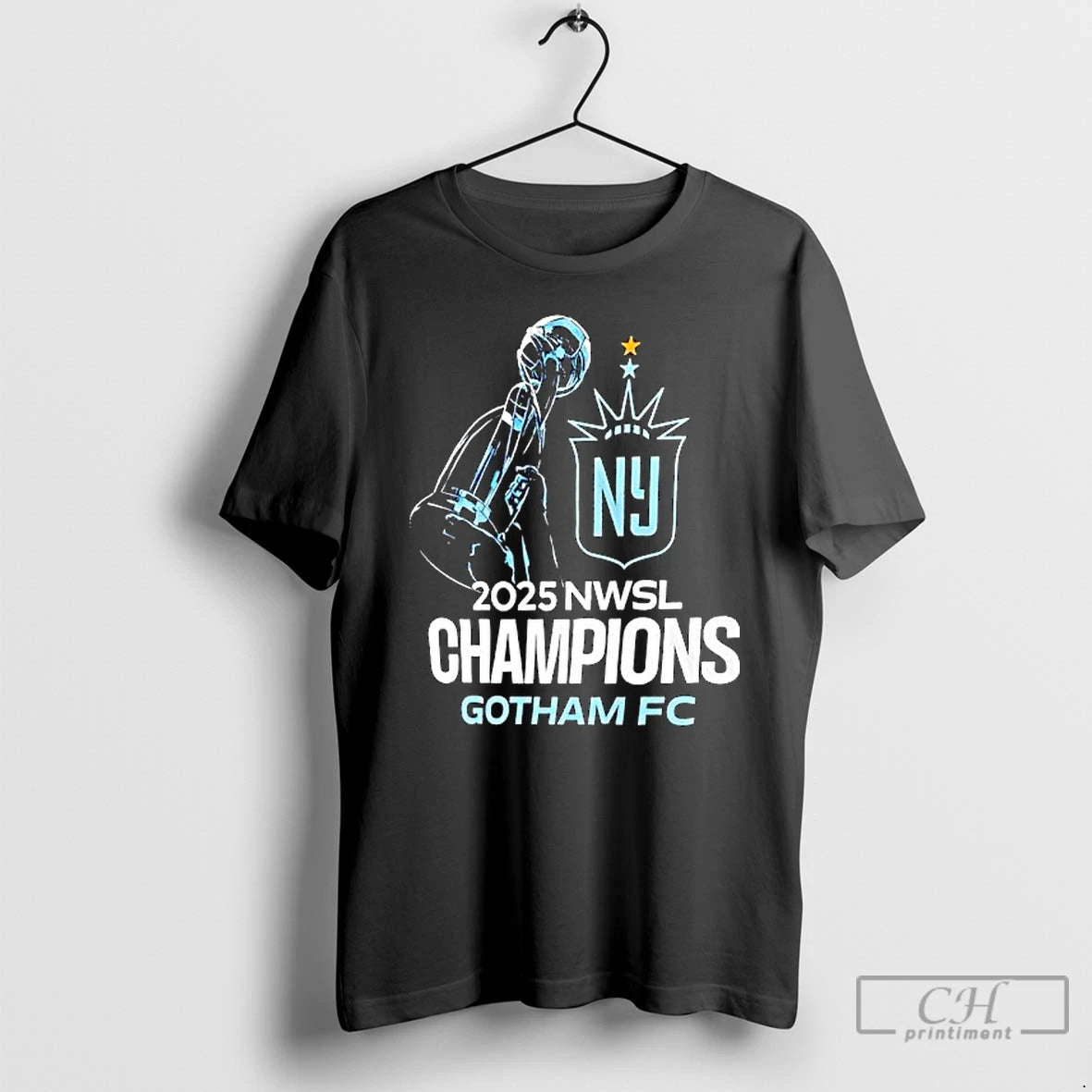 Premium Cup Gotham Fc 2025 Nwsl Champions T-Shirts, Hoodie, Sweatshirt | PopFlextees.com