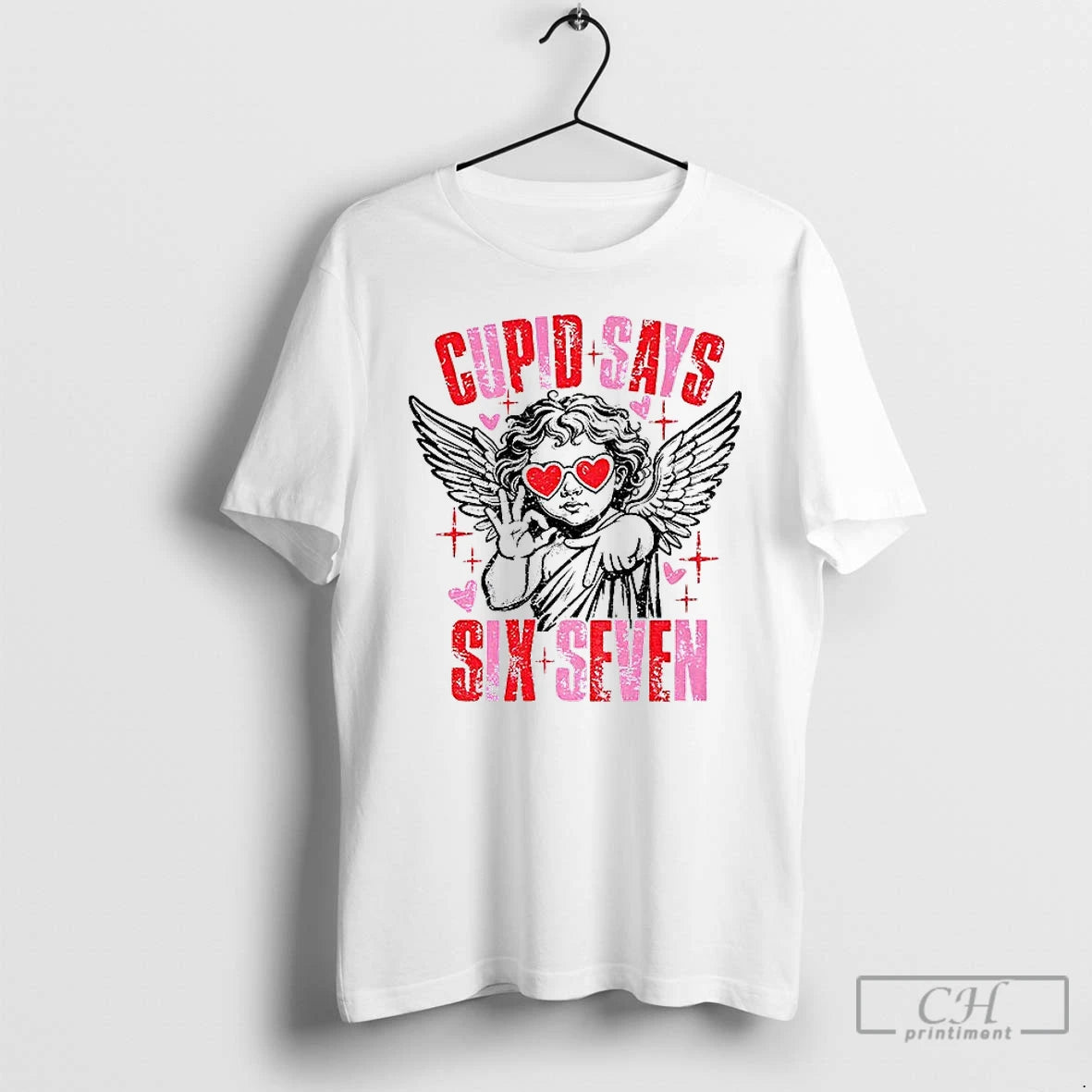 Premium Cupid Days 67 Love Graphic Valentines Day T-Shirts, Hoodie, Sweatshirt | PopFlextees.com