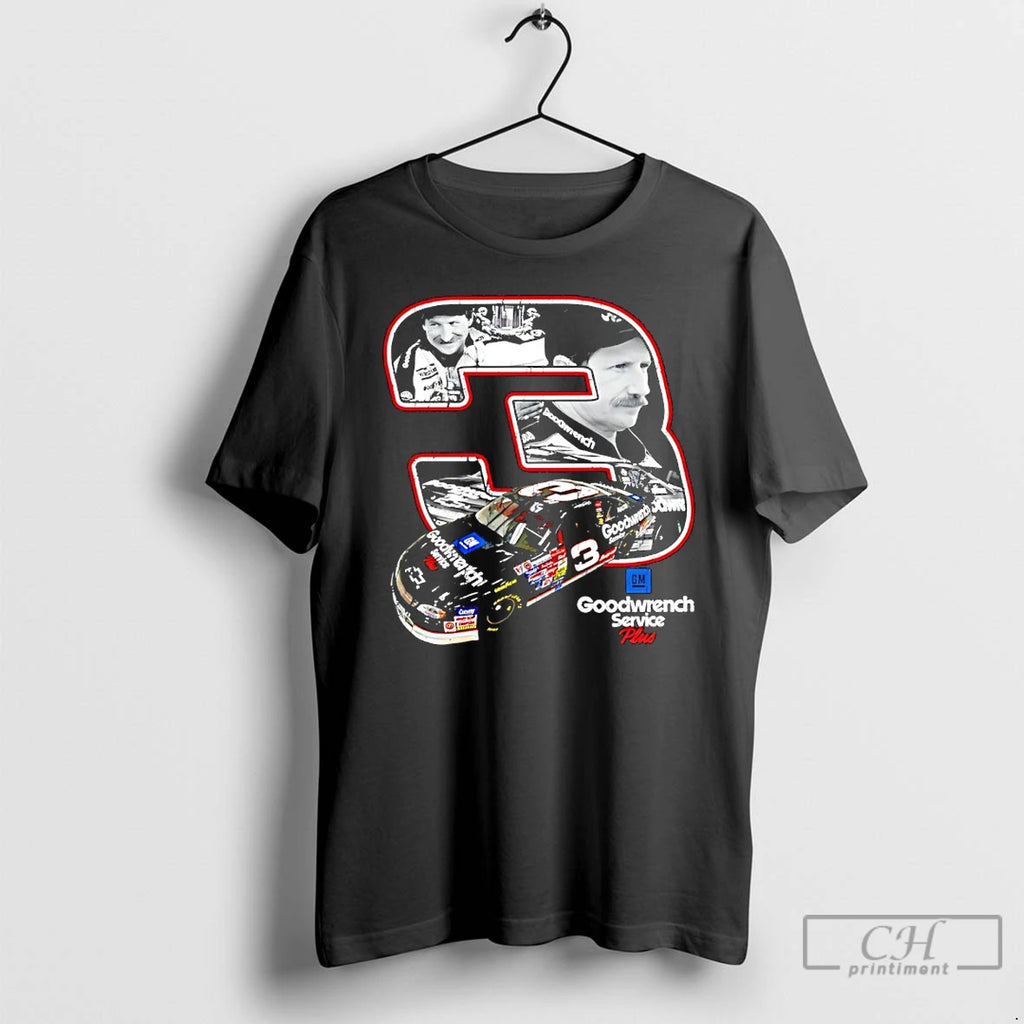 Premium Dale Earnhardt Number 3 Nascar Racing Car T-Shirts, Hoodie, Sweatshirt | PopFlextees.com