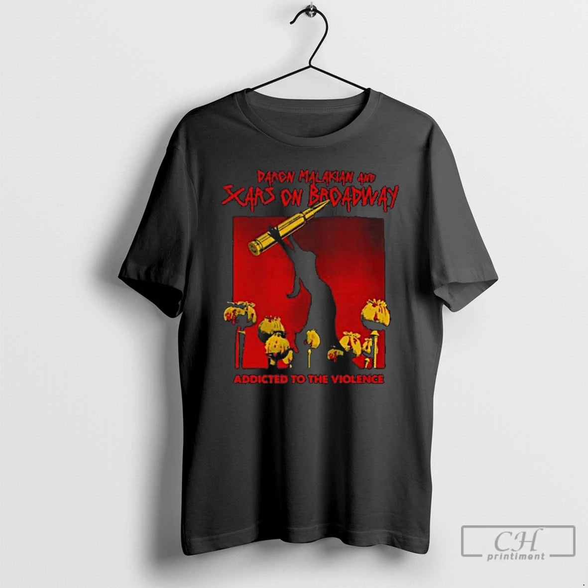Premium Daron Malakian And Scars On Broadway Addicted To The Violence T-Shirts, Hoodie, Sweatshirt | PopFlextees.com