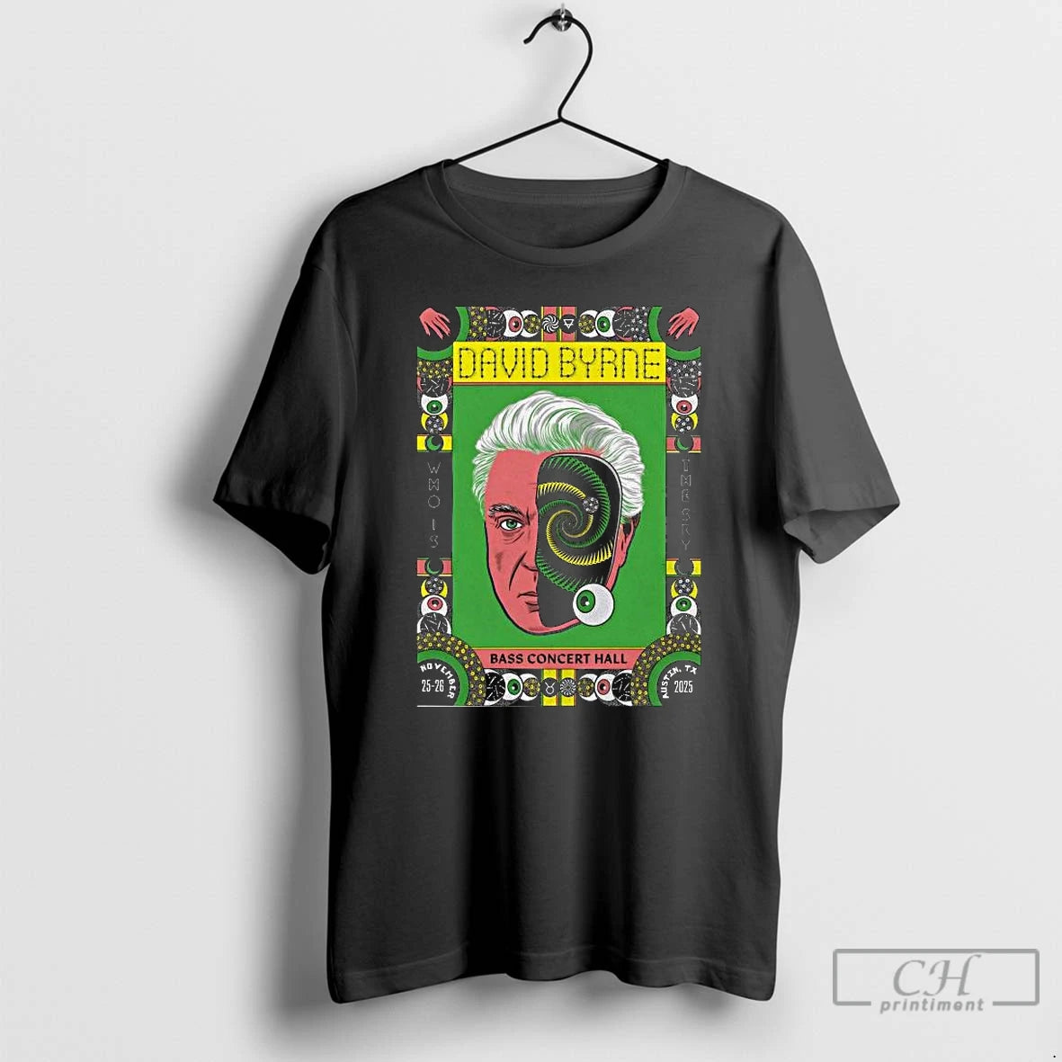 Premium David Byrne November 25 26 2025 Bass Concert Hall Austin Tx T Shirts Sweater Hoodie, Sweatshirt | PopFlextees.com