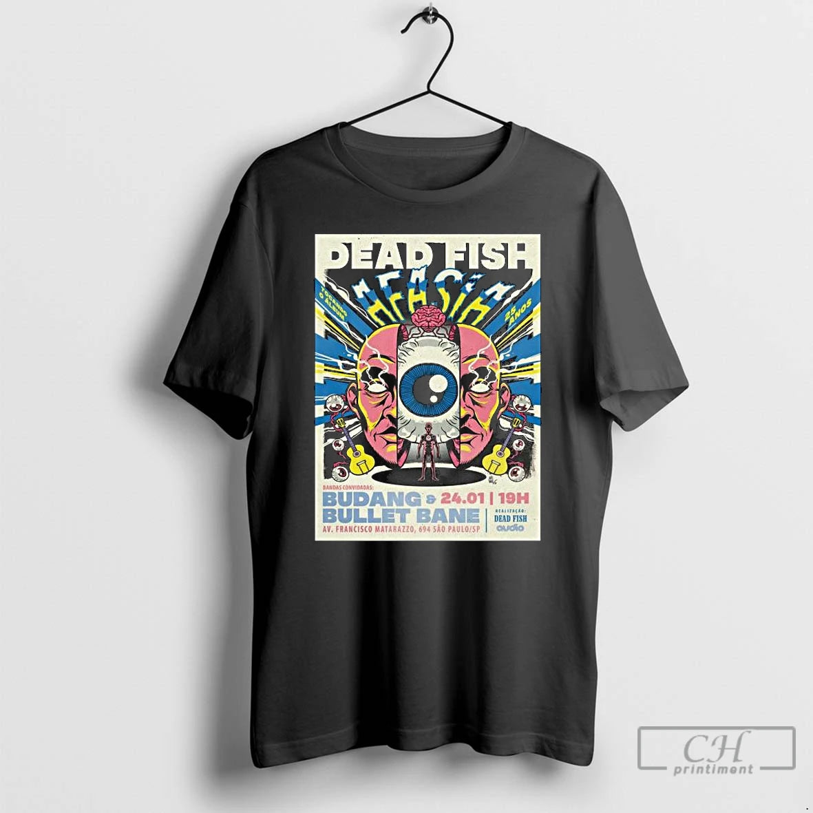Premium Dead Fish Jan 24 2026 Sao Paulo Brazil T-Shirts, Hoodie, Sweatshirt | PopFlextees.com