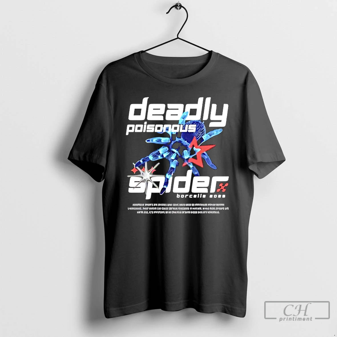 Premium Deadly Poisonous Spider Borcella 2026 T-Shirts, Hoodie, Sweatshirt | PopFlextees.com