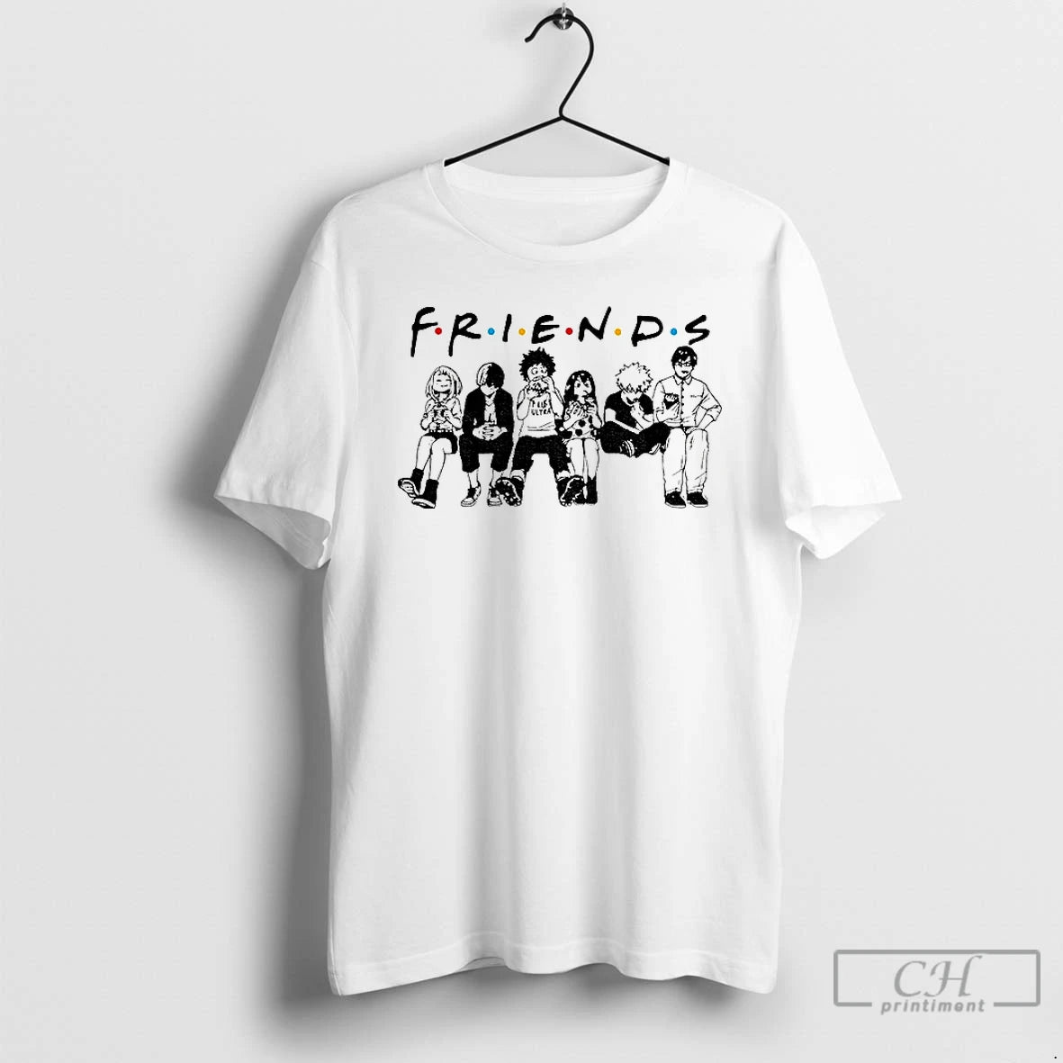 Premium Deku Vs Shigaraki My Hero Academia Friends T-Shirts, Hoodie, Sweatshirt | PopFlextees.com