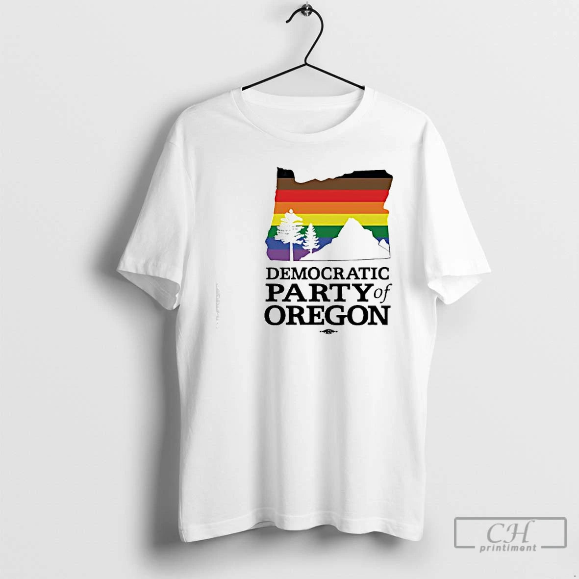 Premium Democratic Party Of Oregon Pride Graphic T-Shirts, Hoodie, Sweatshirt | PopFlextees.com