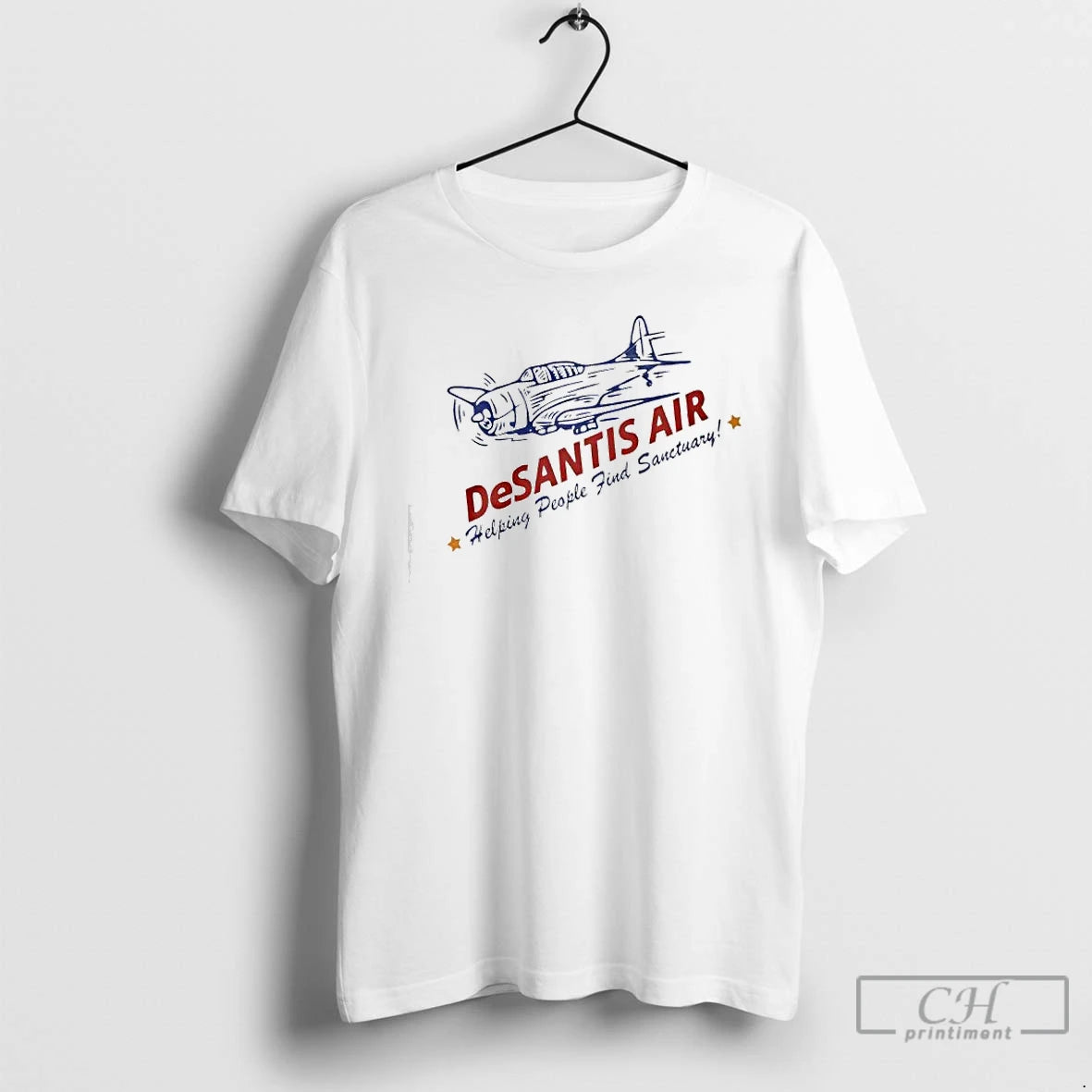 Premium Desantis Air Helping People Find Sanctuary T-Shirts, Hoodie, Sweatshirt | PopFlextees.com