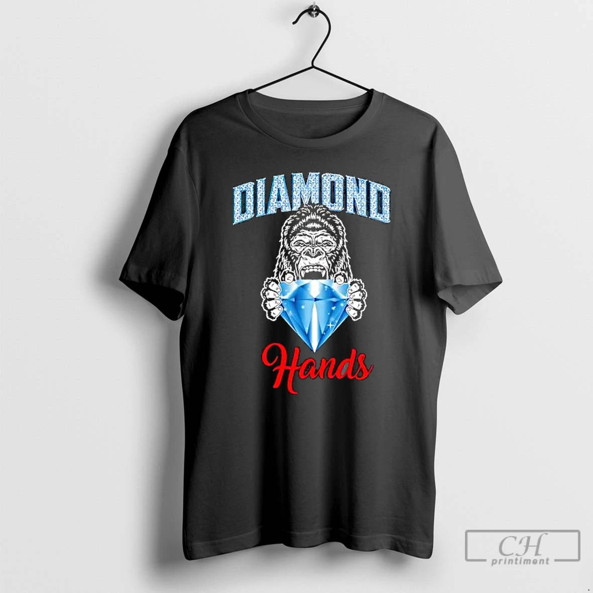 Premium Diamond Hands Kong T-Shirts, Hoodie, Sweatshirt | PopFlextees.com
