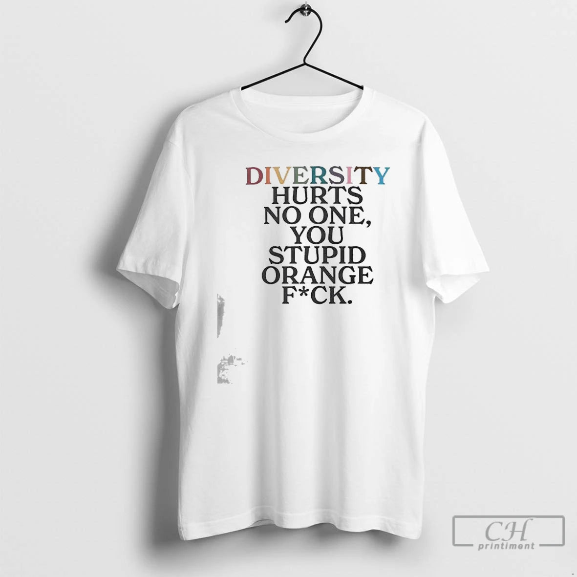 Premium Diversity Hurts No One You Stupid Orange Fuck T-Shirts, Hoodie, Sweatshirt | PopFlextees.com