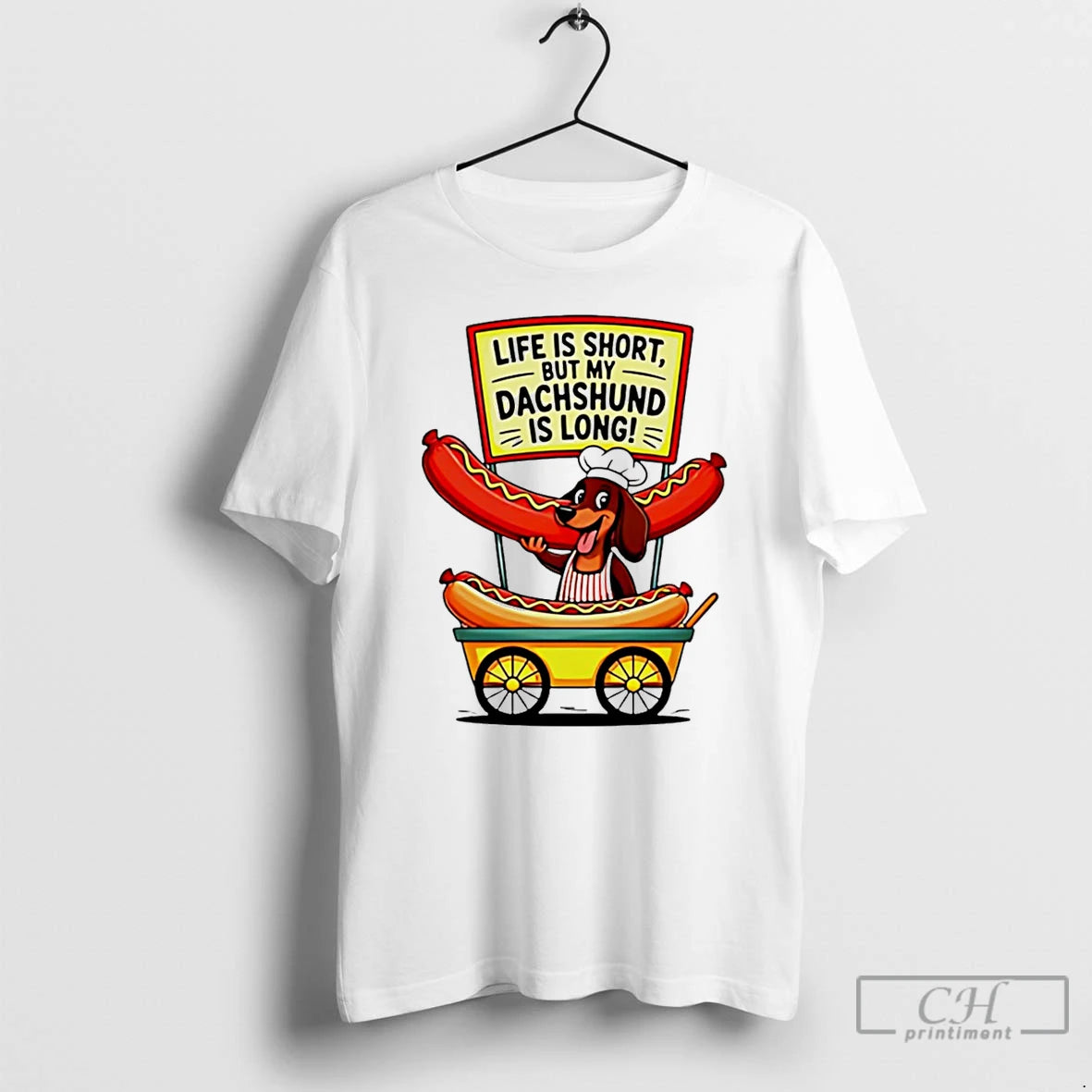 Premium Dog Life Is Short But My Dachshund Is Long T-Shirts, Hoodie, Sweatshirt | PopFlextees.com