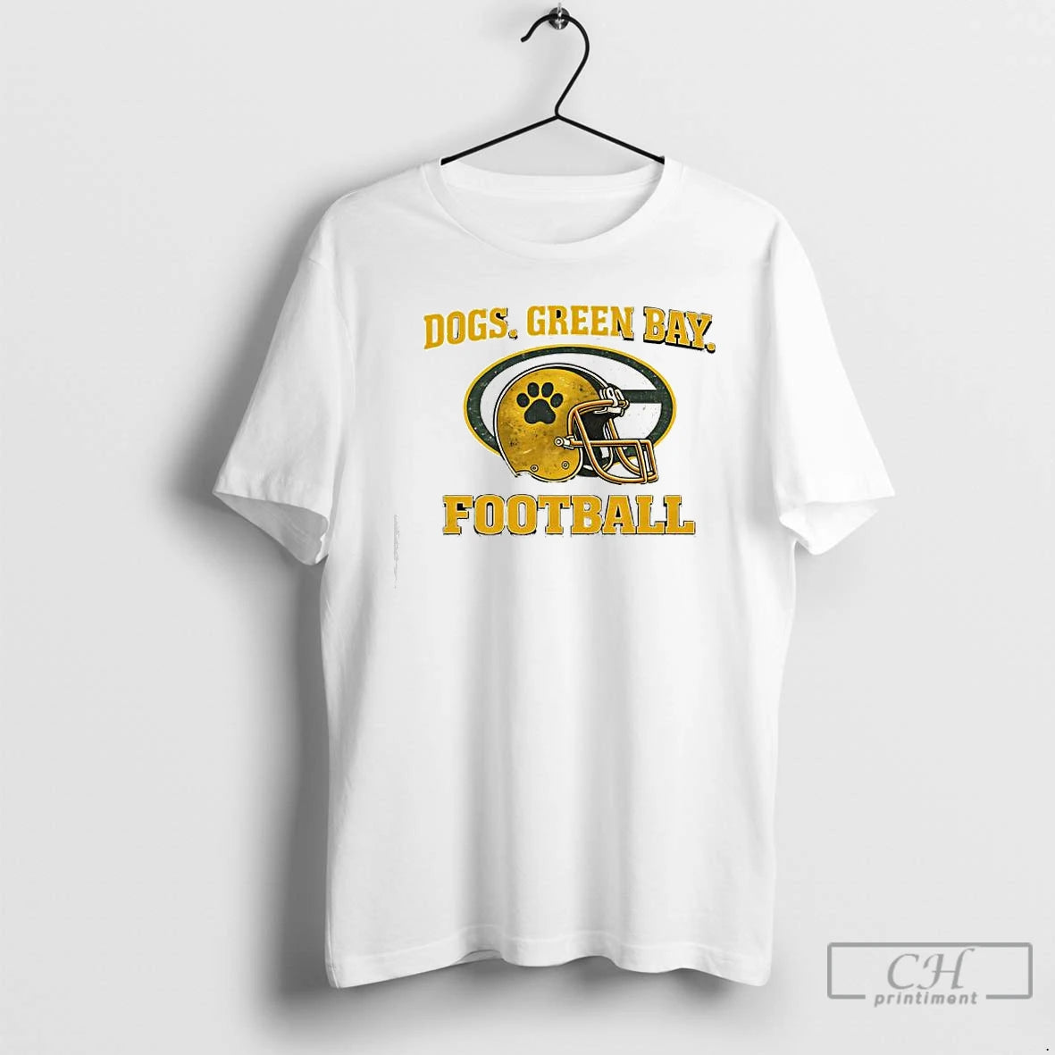 Premium Dogs Green Bay Football Green Bay Packers Logo T-Shirts, Hoodie, Sweatshirt | PopFlextees.com