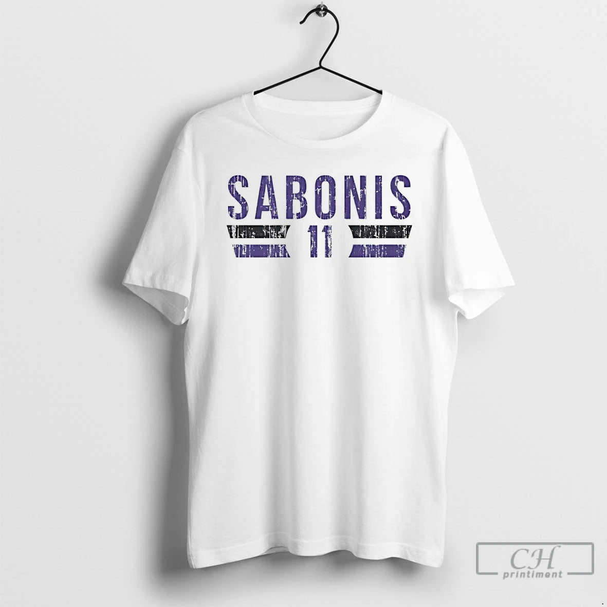 Premium Domantas Sabonis 11 Sacramento Kings Player Name And Number T-Shirts, Hoodie, Sweatshirt | PopFlextees.com