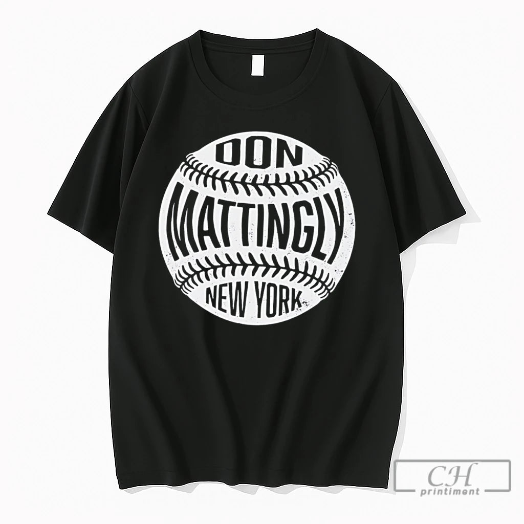 Premium Don Mattingly New York Yankees Vintage Baseball Tee