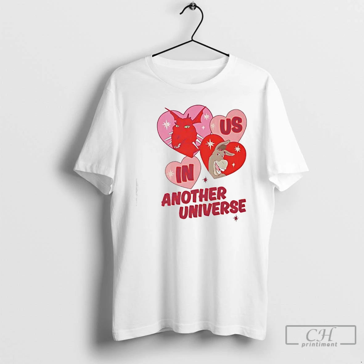 Premium Donkey And Shrek Us In Another Universe Graphic T-Shirts, Hoodie, Sweatshirt | PopFlextees.com