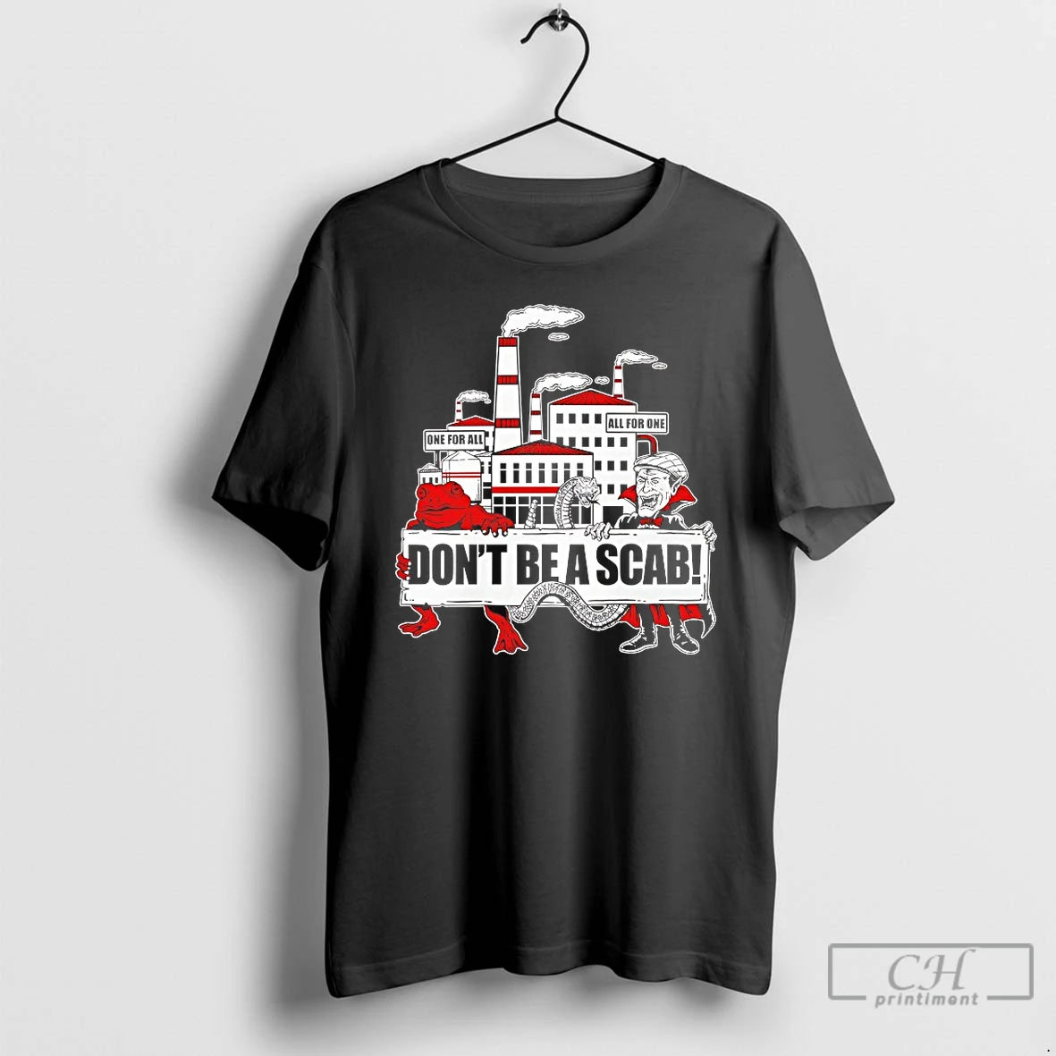 Premium Dont Be A Scab One For All All For One T-Shirts, Hoodie, Sweatshirt | PopFlextees.com