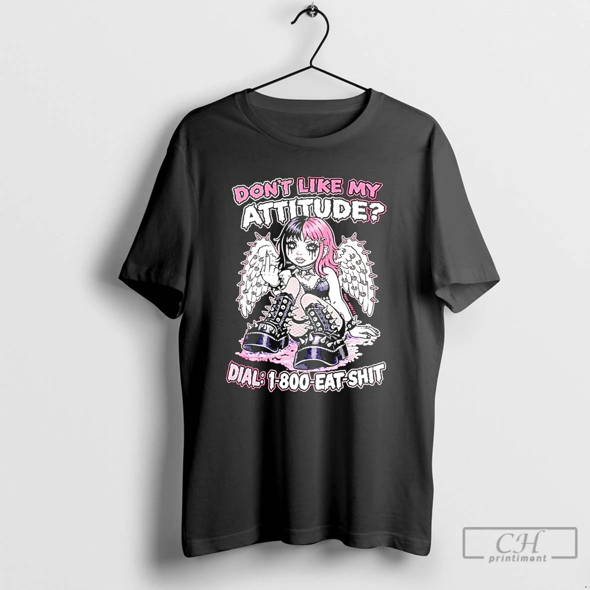 Premium Dont Like My Attitude Dial 1 800 Eat Shit T-Shirts, Hoodie, Sweatshirt | PopFlextees.com