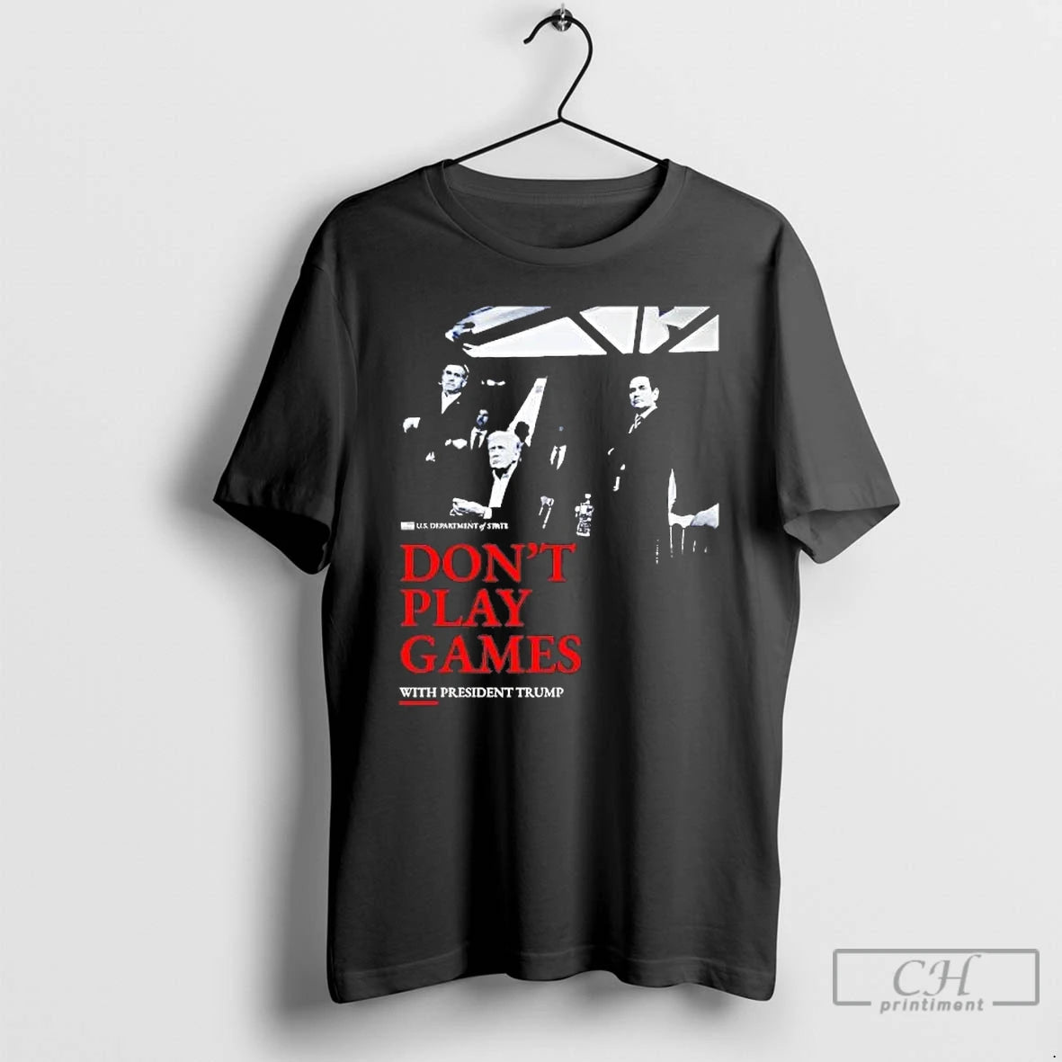 Premium Dont Play Games With President Trump T-Shirts, Hoodie, Sweatshirt | PopFlextees.com