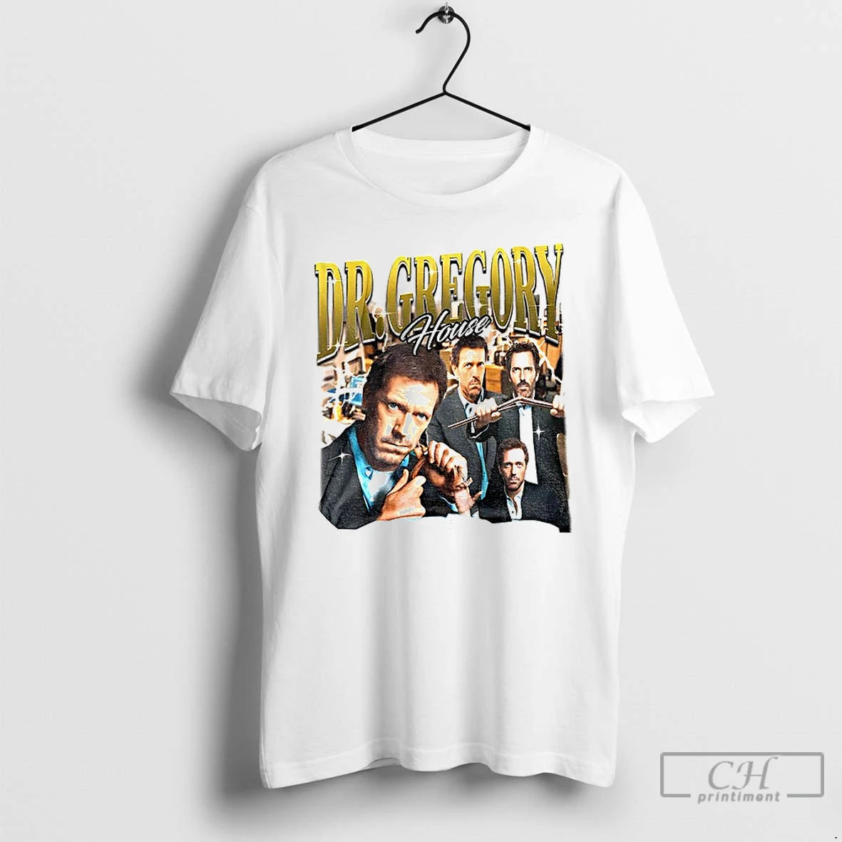 Premium Dr Gregory House Hugh Laurie Graphic T-Shirts, Hoodie, Sweatshirt | PopFlextees.com