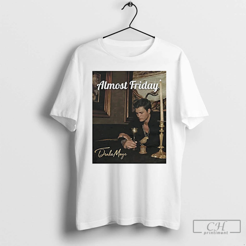 Premium Drake Maye Album Cover Almost Friday Photo T-Shirts, Hoodie, Sweatshirt | PopFlextees.com