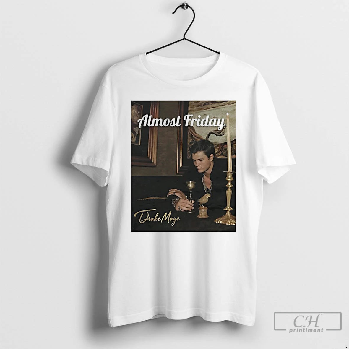 Premium Drake Maye Album Cover Almost Friday Photo T-Shirts, Hoodie, Sweatshirt | PopFlextees.com