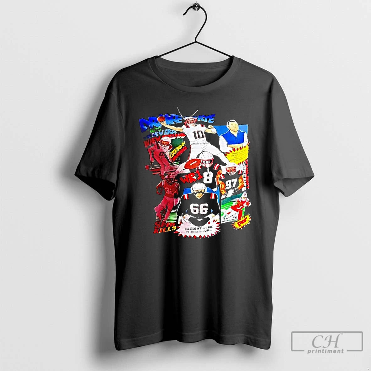 Premium Drake Maye Were Back Co Archie W Peed Kills T-Shirts, Hoodie, Sweatshirt | PopFlextees.com