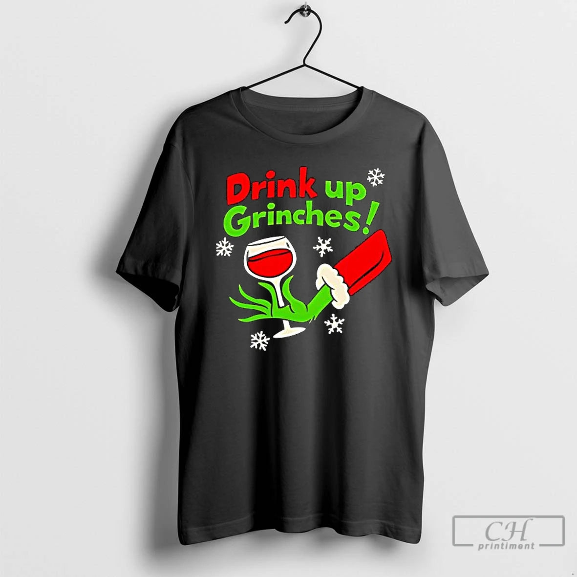 Premium Drink Up Grinches Christmas Trends Stylish T-Shirts, Hoodie, Sweatshirt | PopFlextees.com