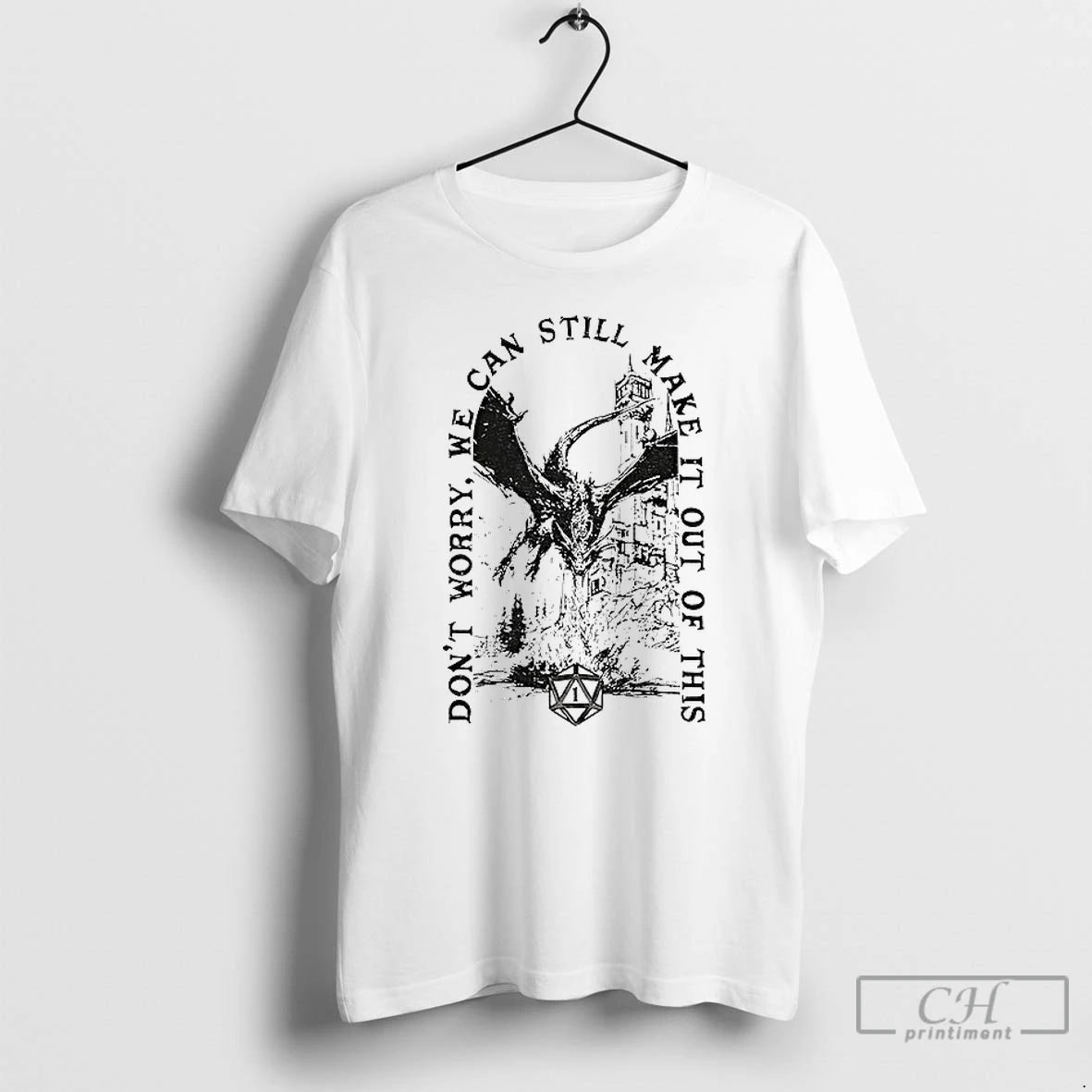 Premium Dungeons And Dragons Dont Worry We Can Still Make It Out Of This T-Shirts, Hoodie, Sweatshirt | PopFlextees.com