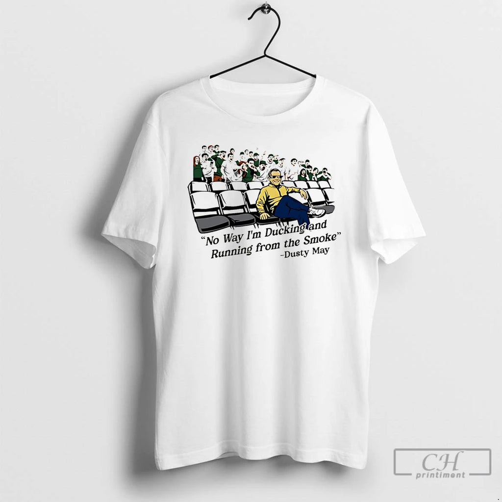 Premium Dusty May Michigan Wolverines The Smoke T-Shirts, Hoodie, Sweatshirt | PopFlextees.com