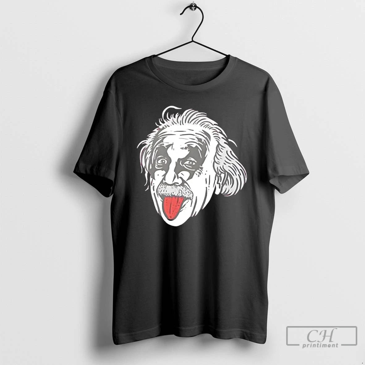 Premium Einstein Tongue Out Iconic Science Genius T-Shirts, Hoodie, Sweatshirt | PopFlextees.com