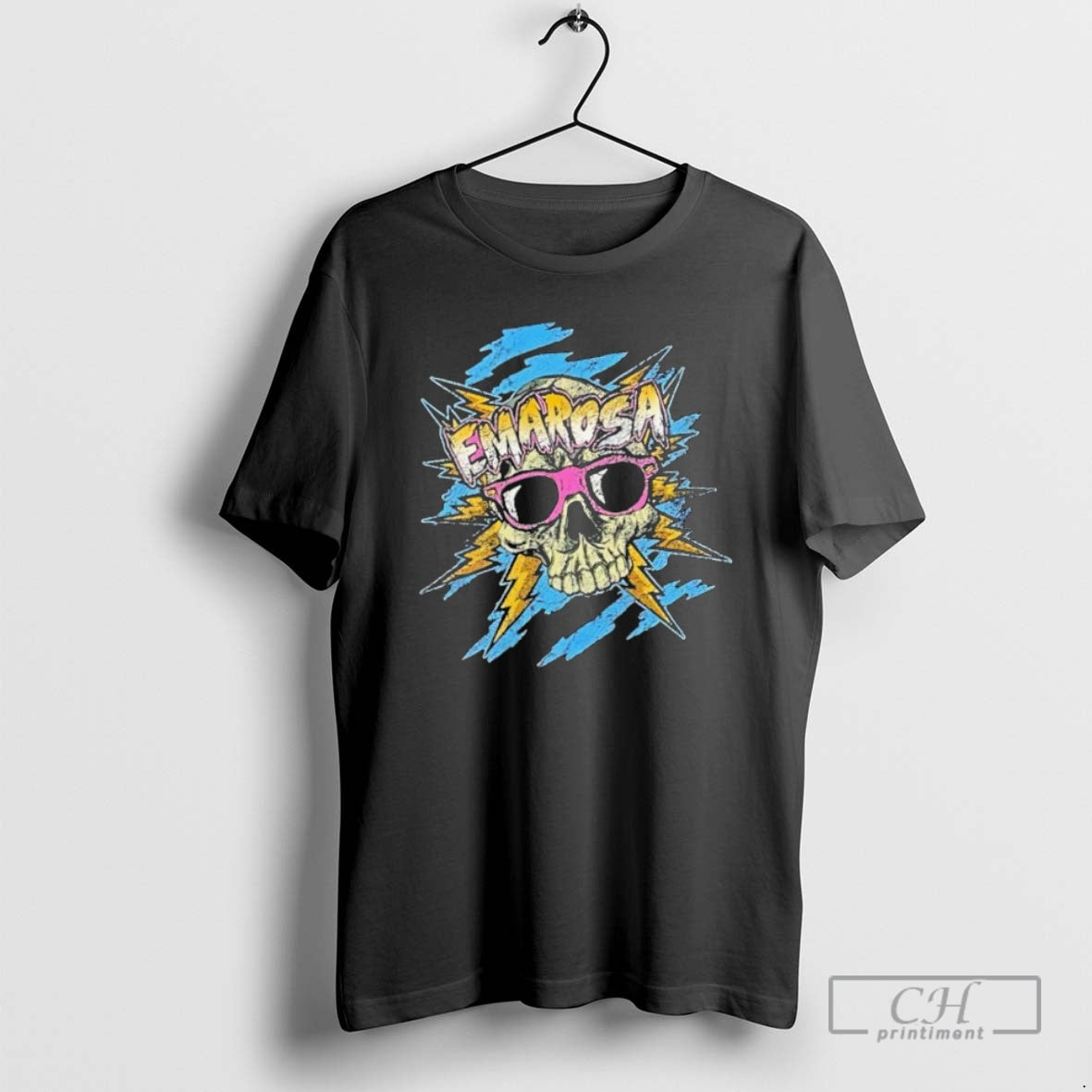 Premium Emarosa Skull Retro Shirt Sweater Hoodie, Sweatshirt | PopFlextees.com