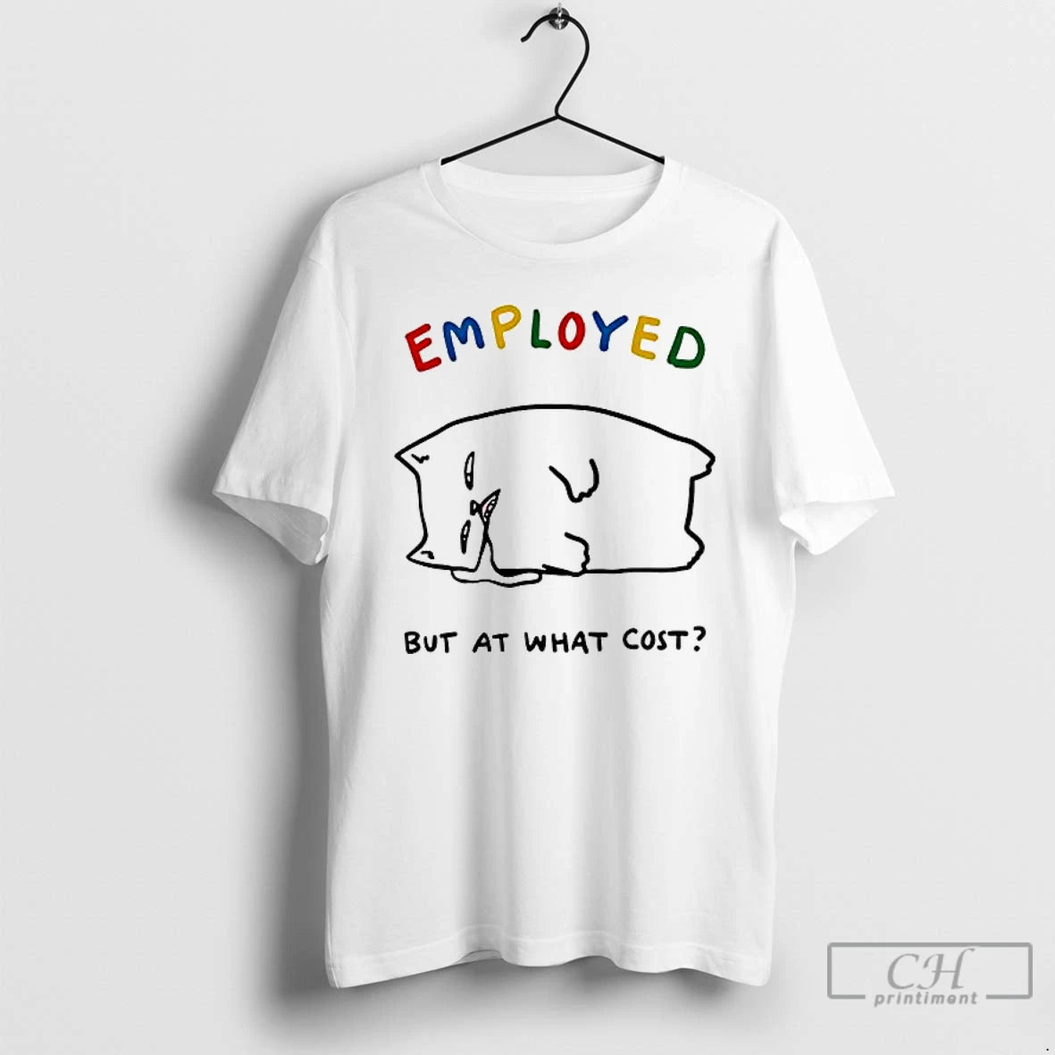 Premium Employed Cat But At What Cost T-Shirts, Hoodie, Sweatshirt | PopFlextees.com