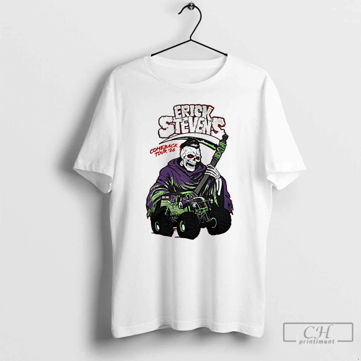 Premium Erick Stevens Comeback Tour 26 T-Shirts, Hoodie, Sweatshirt | PopFlextees.com