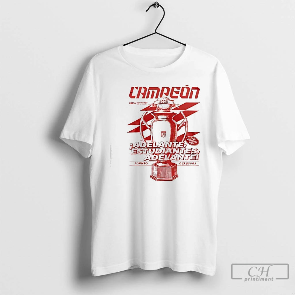 Premium Estudiantes De La Plata Campeon Del Torneo Clausura 2025 T-Shirts, Hoodie, Sweatshirt | PopFlextees.com