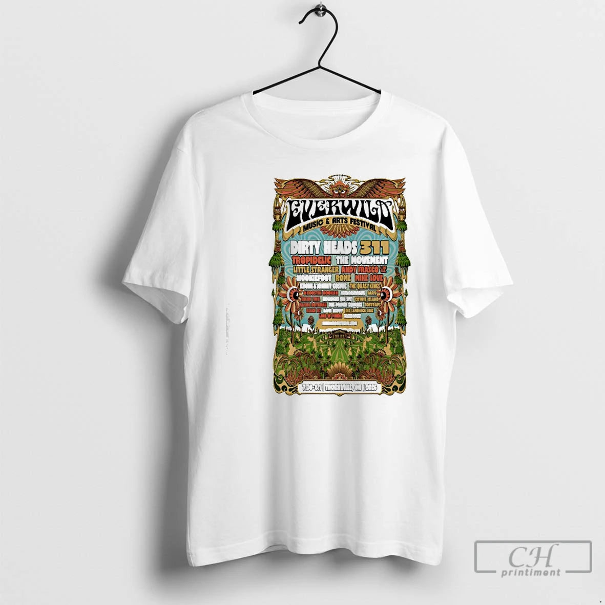 Premium Everwild Music And Arts Festival 7 30 8 1 2026 Thornville Oh T Shirts Hoodie, Sweatshirt | PopFlextees.com