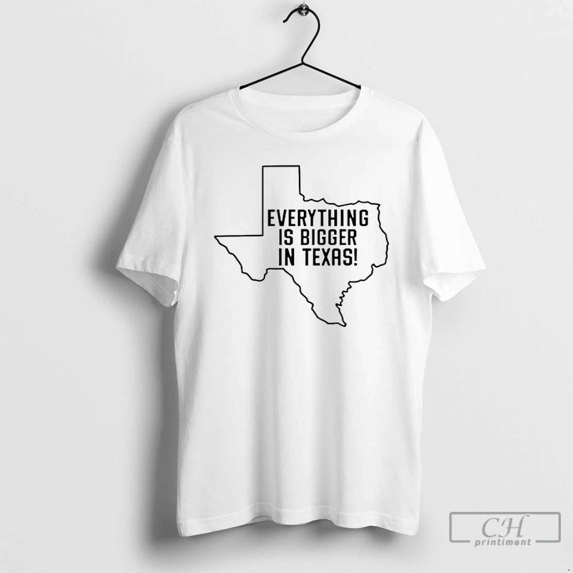 Premium Everything Is Bigger In Texas Map T-Shirts, Hoodie, Sweatshirt | PopFlextees.com