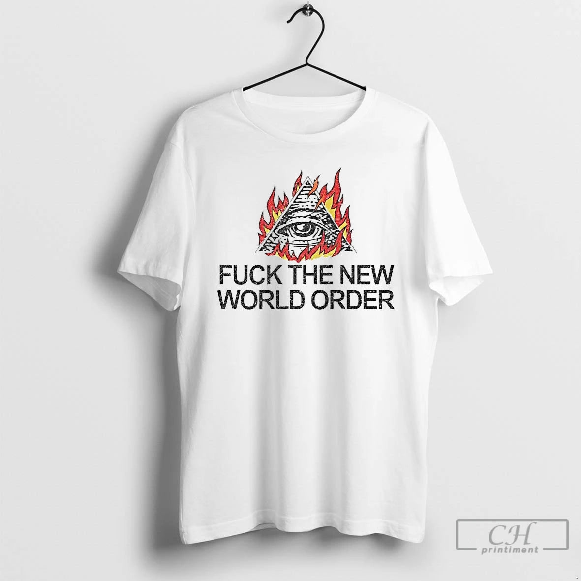 Premium Eye Of Providence Fuck The New World Order T-Shirts, Hoodie, Sweatshirt | PopFlextees.com