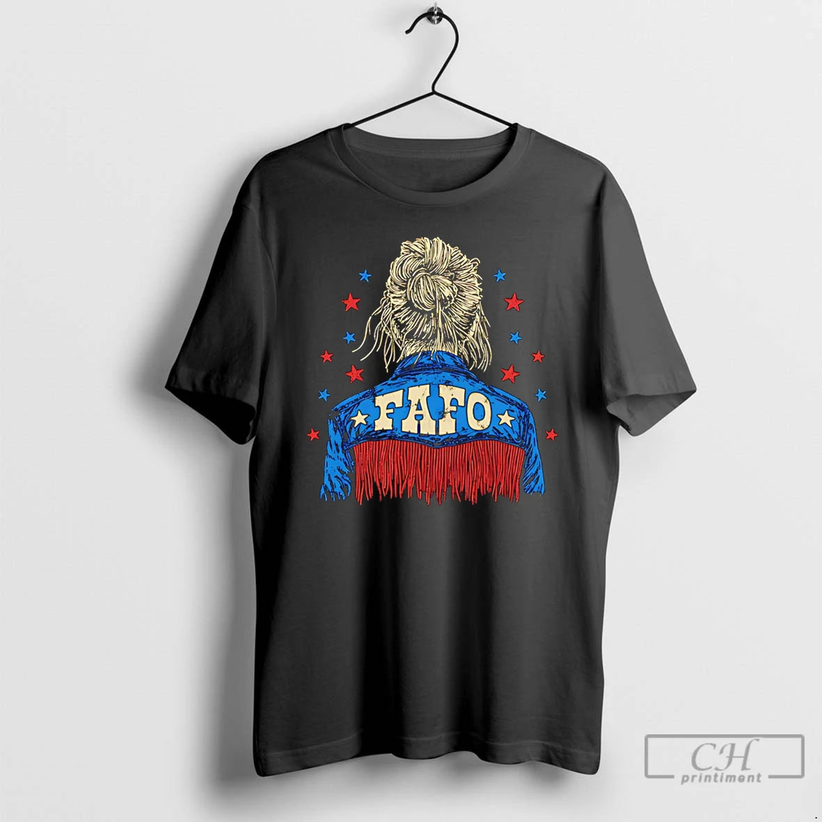 Premium Fafo Messy Bun Western Behind T-Shirts, Hoodie, Sweatshirt | PopFlextees.com