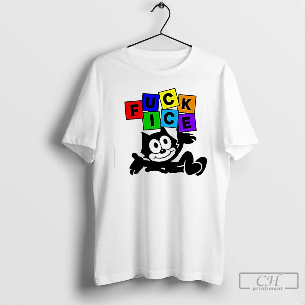 Premium Felix The Cat Fuck Ice T-Shirts, Hoodie, Sweatshirt | PopFlextees.com