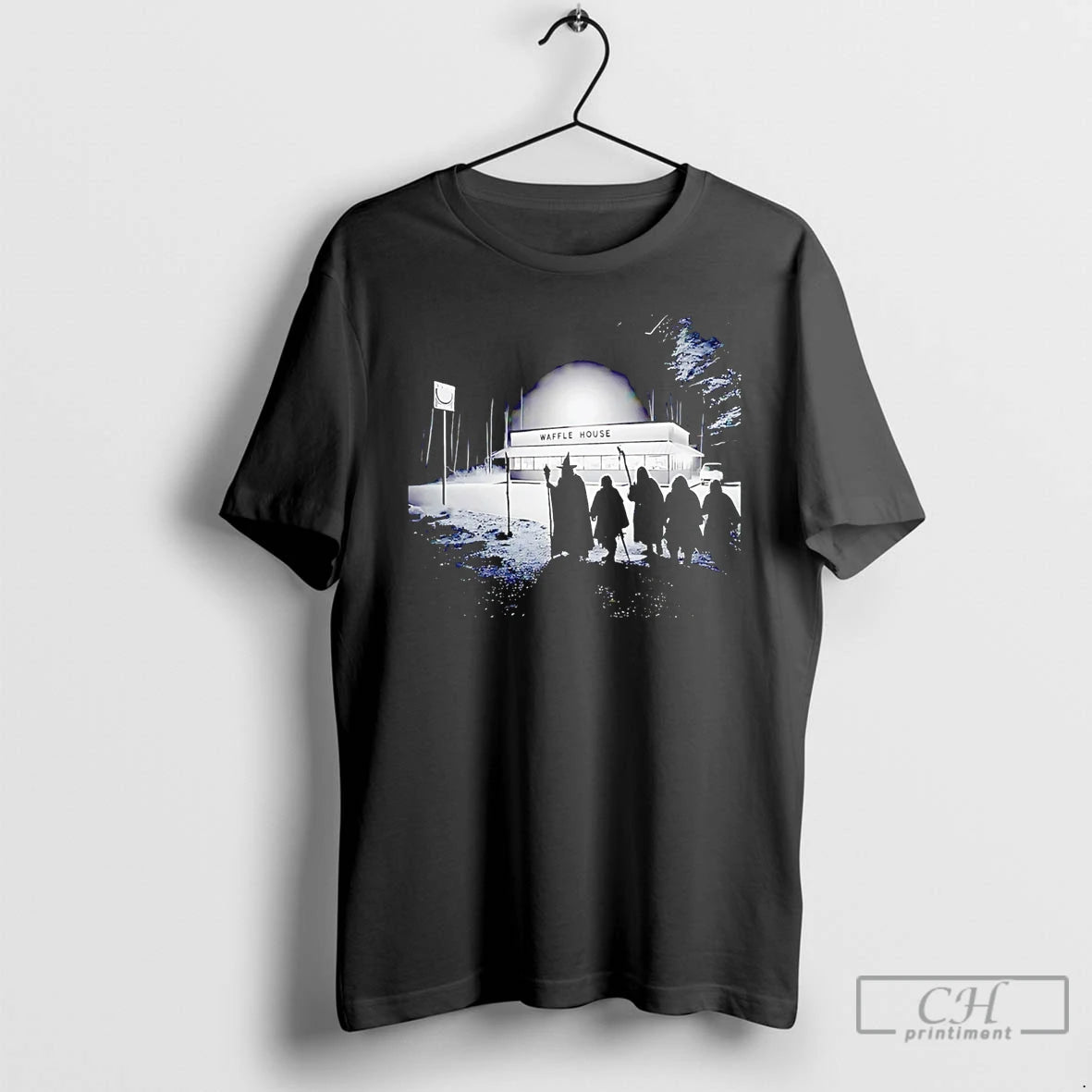 Premium Fellowship At Waffle House Lord Of The Rings T-Shirts, Hoodie, Sweatshirt | PopFlextees.com