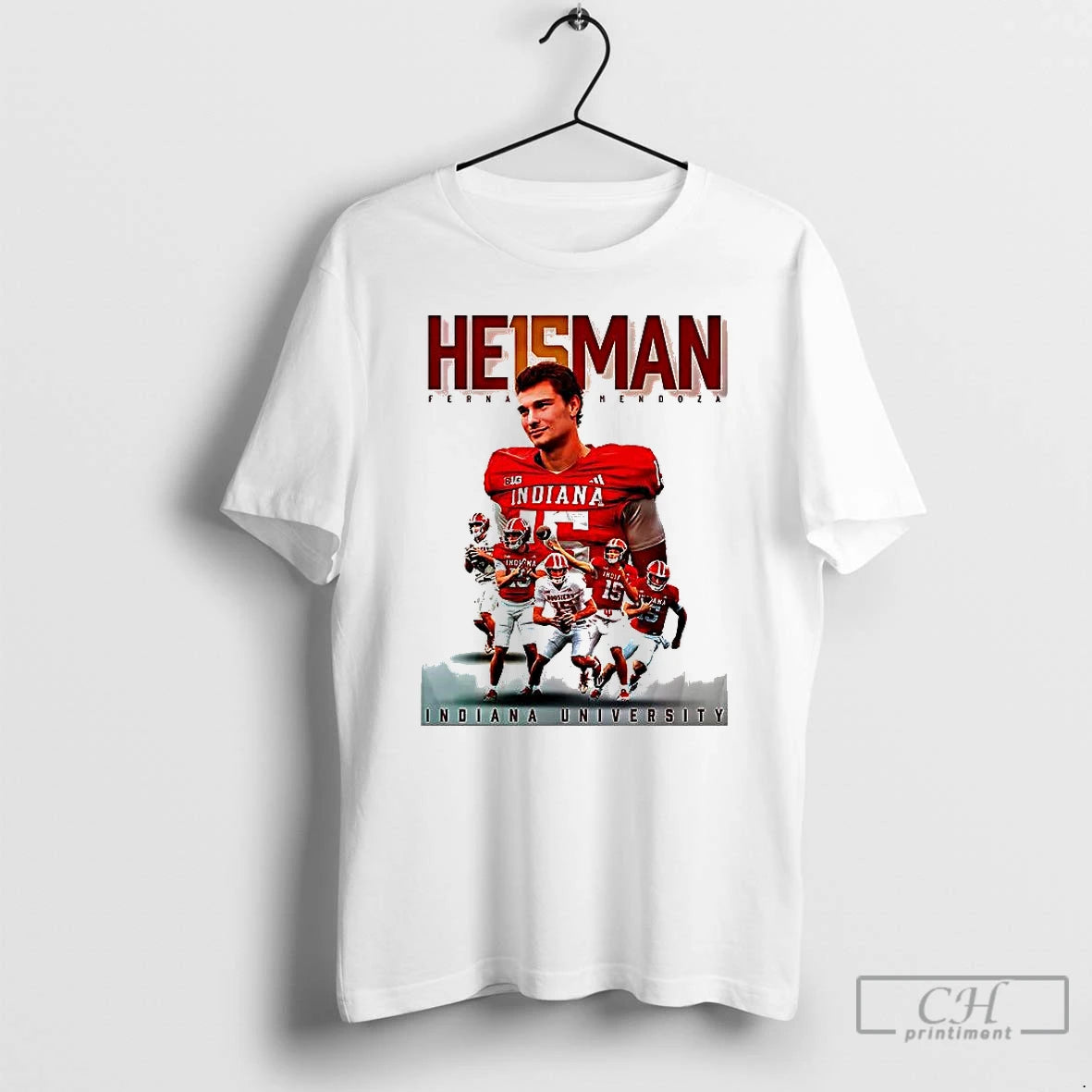 Premium Fernando Mendoza Heisman Indiana University T-Shirts, Hoodie, Sweatshirt | PopFlextees.com