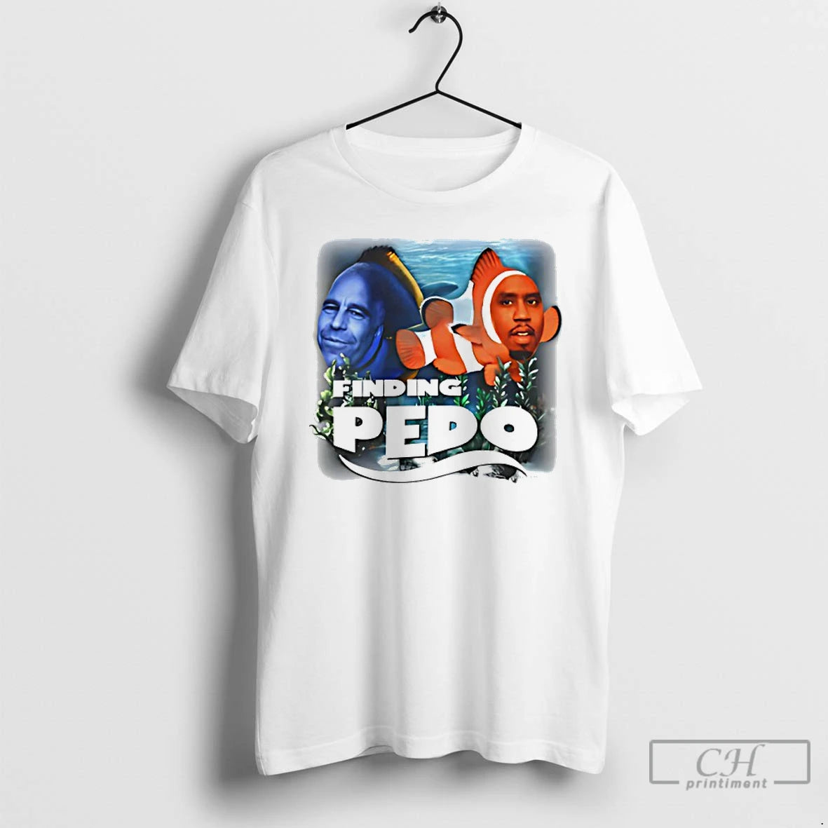 Premium Finding Nemo Diddy And Jeffrey Epstein Pedo Meme T-Shirts, Hoodie, Sweatshirt | PopFlextees.com