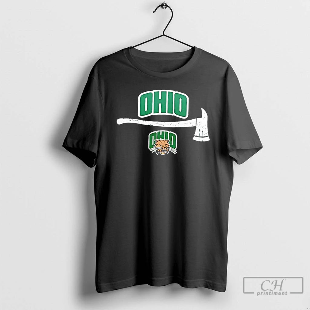 Premium Firefighter Fire Dept Always Ready Ohio Bobcats T-Shirts, Hoodie, Sweatshirt | PopFlextees.com
