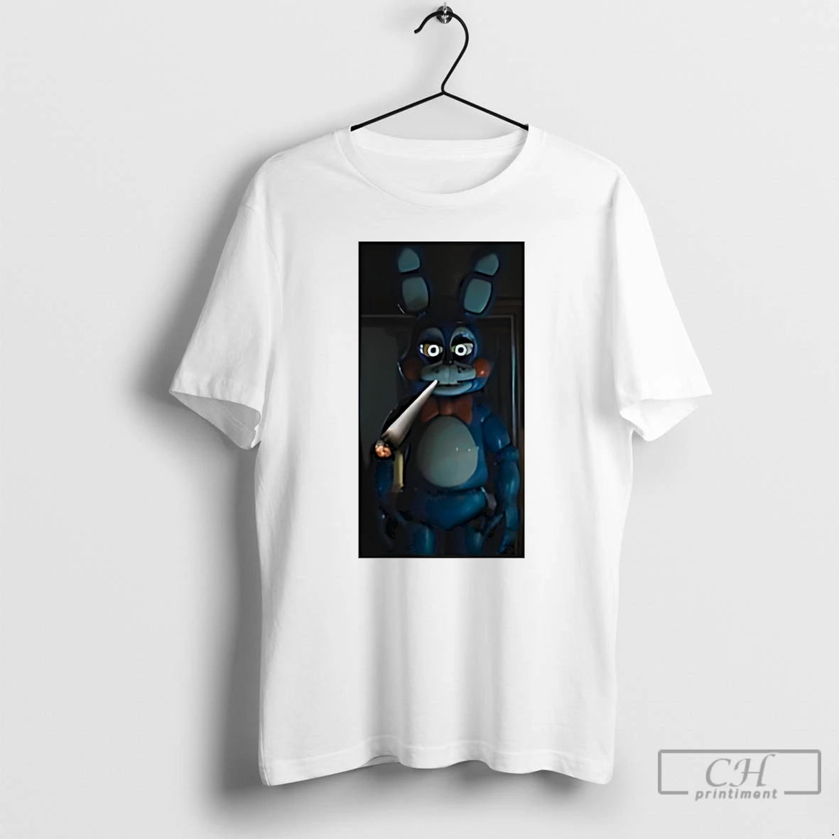 Premium Five Nights At Freddy Toy Bonnie Smoking T-Shirts, Hoodie, Sweatshirt | PopFlextees.com