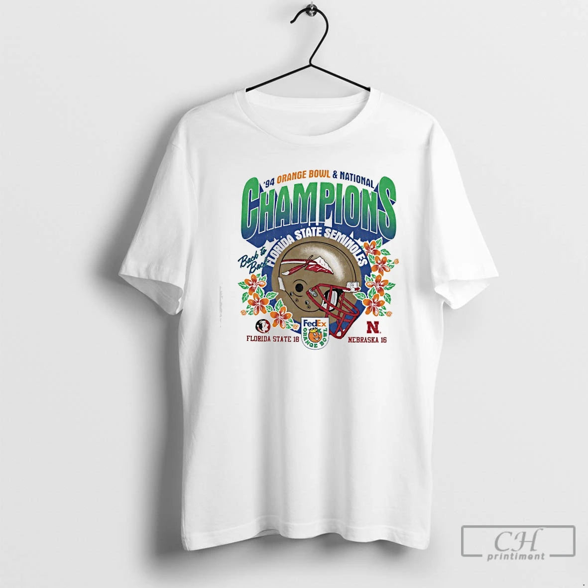 Premium Florida State Seminoles Orange Bowl Champions 94 T-Shirts, Hoodie, Sweatshirt | PopFlextees.com