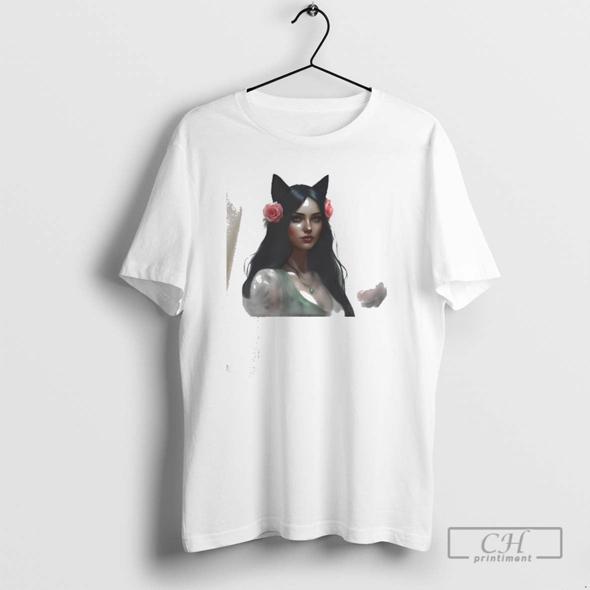 Premium Flower Cat Girl Shirt Sweater Hoodie, Sweatshirt | PopFlextees.com