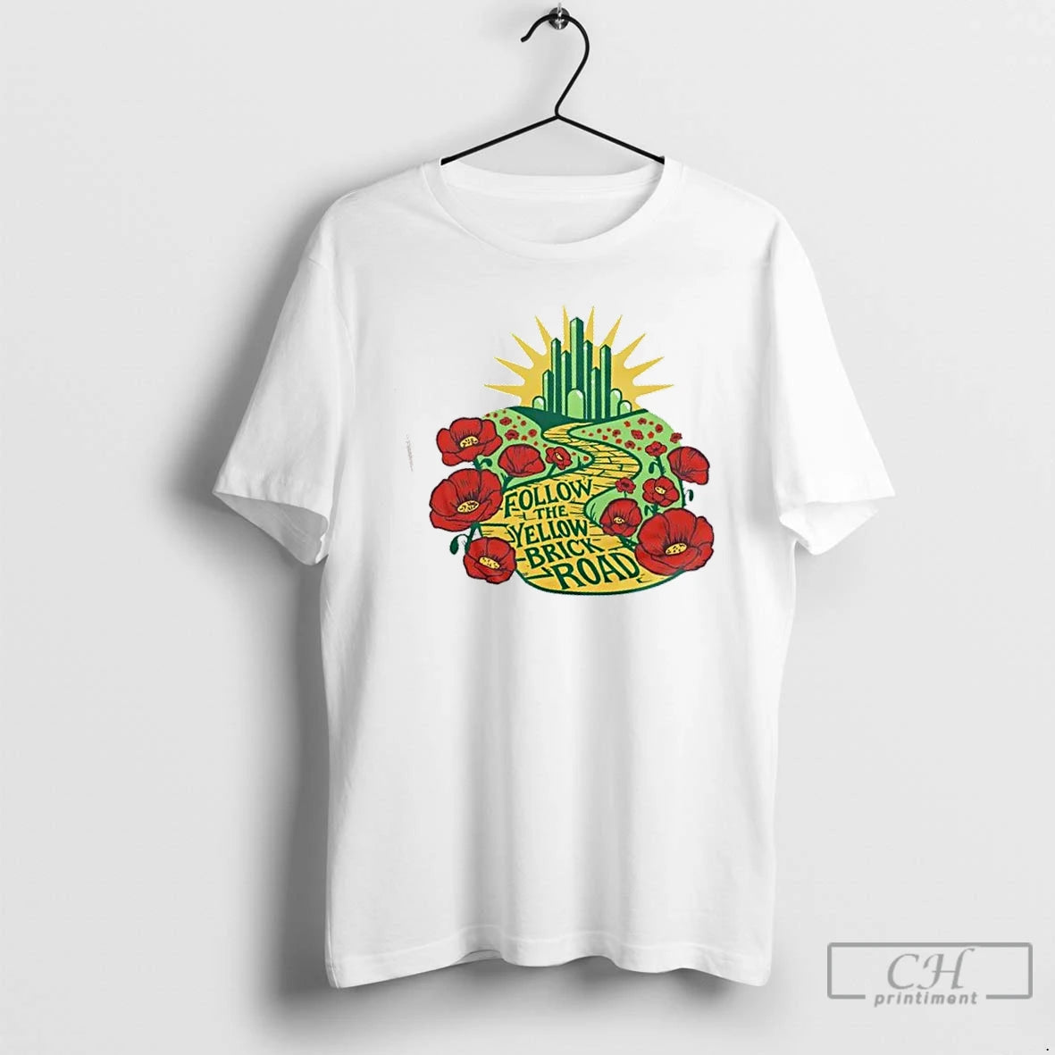 Premium Follow The Yellow Brick Road T-Shirts, Hoodie, Sweatshirt | PopFlextees.com
