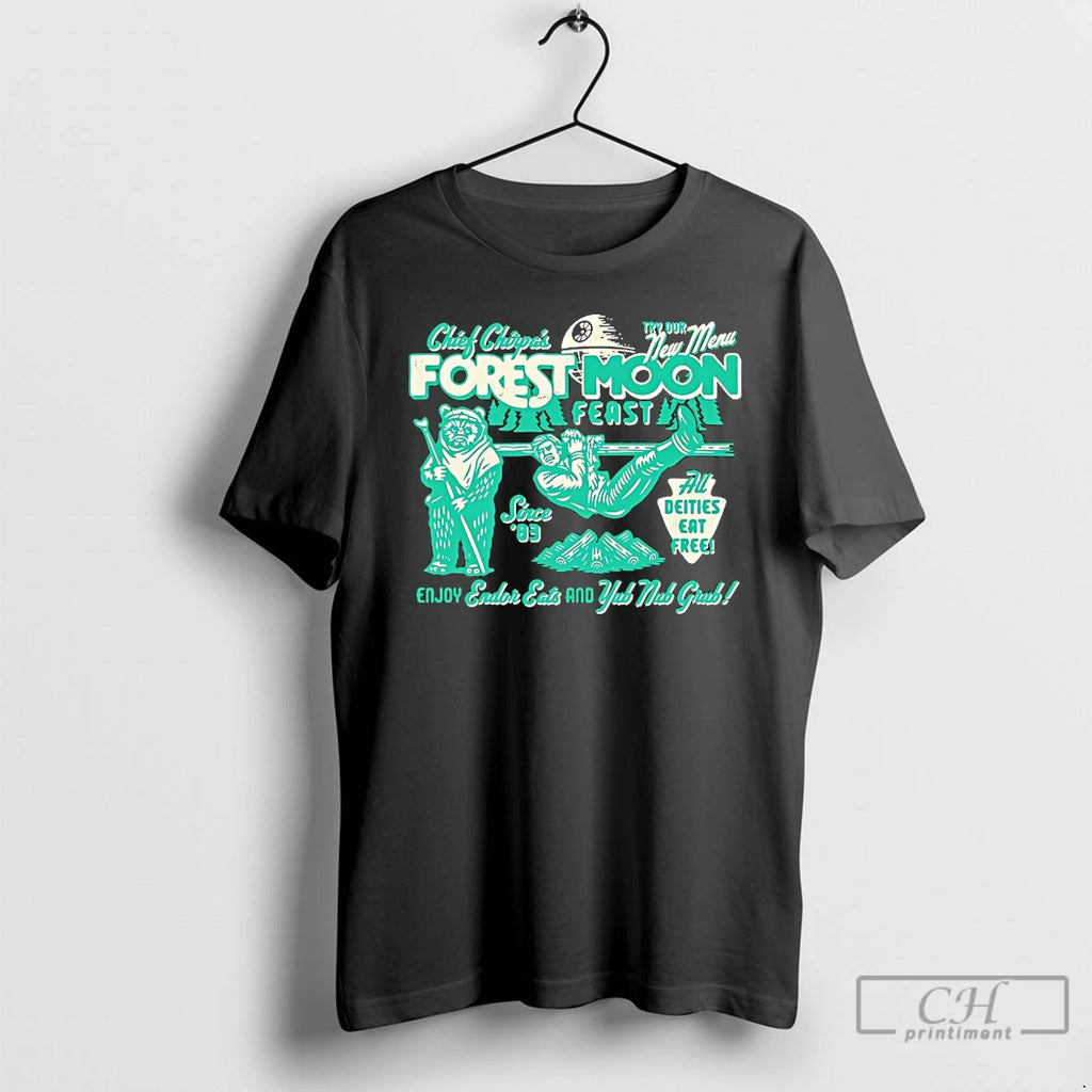 Premium Forest Moon Feast Chief Chirpa T-Shirts, Hoodie, Sweatshirt | PopFlextees.com