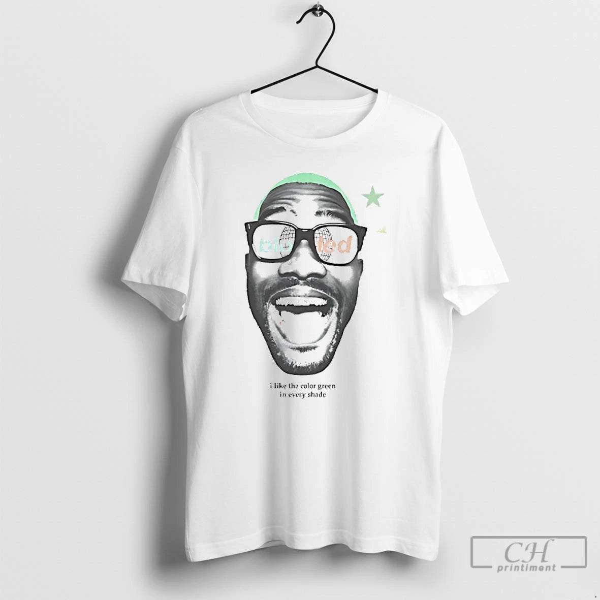 Premium Frank Ocean I Like The Color Green In Every Shade T-Shirts, Hoodie, Sweatshirt | PopFlextees.com