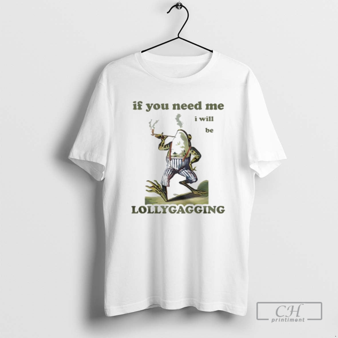 Premium Frog If You Need Me I Will Be Lollygagging Shirt Sweater Hoodie, Sweatshirt | PopFlextees.com